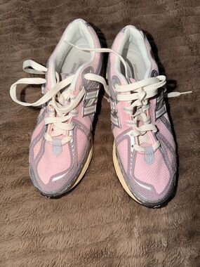 New Balance Pink and Gray Women’s Athletic Sneakers